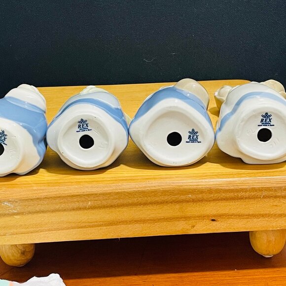 4 Vintage REX VALENCIA Porcelain Figurines ~ Handmade In Spain - Picture 7 of 9